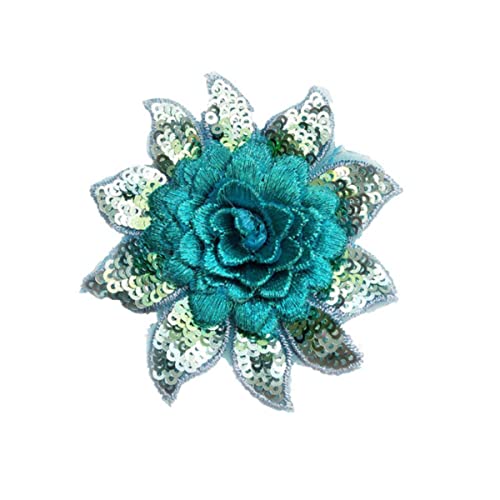 5 Stücke 3d Blume Pailletten Patches Kristall Stickerei Afrikanische Spitze Applique Nähen Auf Kleidung Hochzeit Tanzkleid Decor Patch Diy-klein Hellblau 5 Stücke 3d Blume Pailletten Patches Kristall Stickerei Afrikanische Spitze Applique Nähen Auf Kleidung Hochzeit Tanzkleid Decor Patch Diy-klein Hellblau von GKANDI