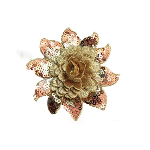 5 Stücke 3d Blume Pailletten Patches Kristall Stickerei Afrikanische Spitze Applique Nähen Auf Kleidung Hochzeit Tanzkleid Decor Patch Diy-klein gold 5 Stücke 3d Blume Pailletten Patches Kristall Stickerei Afrikanische Spitze Applique Nähen Auf Kleidung Hochzeit Tanzkleid Decor Patch Diy-klein gold von GKANDI