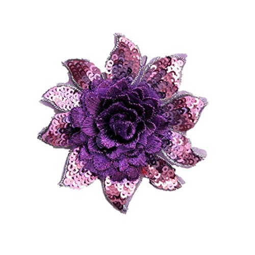 5 Stücke 3d Blume Pailletten Patches Kristall Stickerei Afrikanische Spitze Applique Nähen Auf Kleidung Hochzeit Tanzkleid Decor Patch Diy-klein lila 5 Stücke 3d Blume Pailletten Patches Kristall Stickerei Afrikanische Spitze Applique Nähen Auf Kleidung Hochzeit Tanzkleid Decor Patch Diy-klein lila von GKANDI