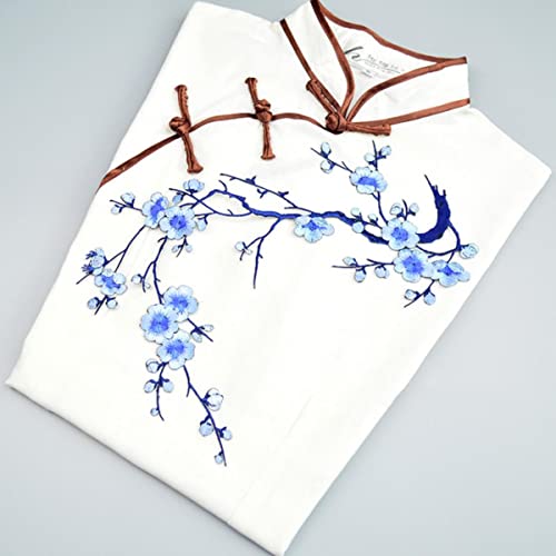 5 Teile/los Multicolor Plum Blossom Stickerei Blume Spitze Patch Cheongsam Hochzeitskleid Applikation Kleidung DIY Zubehör-4 blau 5 Teile/los Multicolor Plum Blossom Stickerei Blume Spitze Patch Cheongsam Hochzeitskleid Applikation Kleidung DIY Zubehör-4 blau von GKANDI