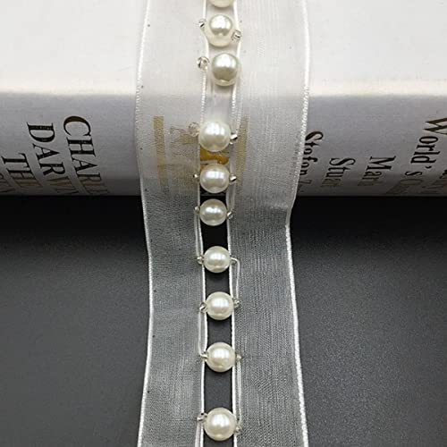 5 Yards/Lot Perle Seed Bead Perlenborte Spitzenband Stoff Kleidung Dekoration Hochzeitskleid Kragen Ärmel Spitze Applikation Crafts-Off White 2,M 5 Yards/Lot Perle Seed Bead Perlenborte Spitzenband Stoff Kleidung Dekoration Hochzeitskleid Kragen Ärmel Spitze Applikation Crafts-Off White 2,M von GKANDI