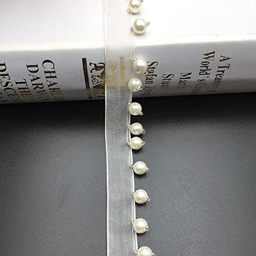 5 Yards/Lot Perle Seed Bead Perlenborte Spitzenband Stoff Kleidung Dekoration Hochzeitskleid Kragen Ärmel Spitze Applikation Crafts-Off White 4,M 5 Yards/Lot Perle Seed Bead Perlenborte Spitzenband Stoff Kleidung Dekoration Hochzeitskleid Kragen Ärmel Spitze Applikation Crafts-Off White 4,M von GKANDI