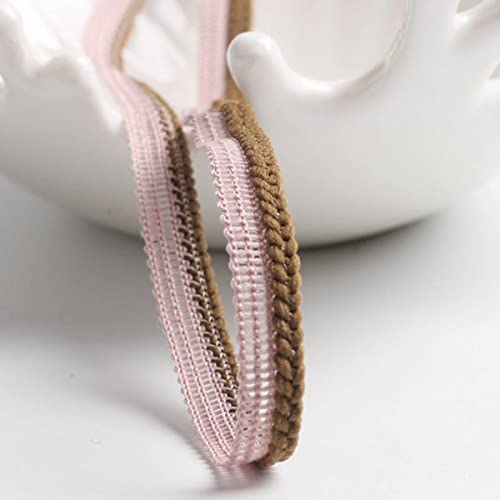 7mm Centipede Braid Sewing Lace Ribbon Trim Für DIY Haarspange Zubehör Fransen Kleidung Vorhang Kissen Ausschnitt Curve Applikationen-010,7mm 150yards von GKANDI