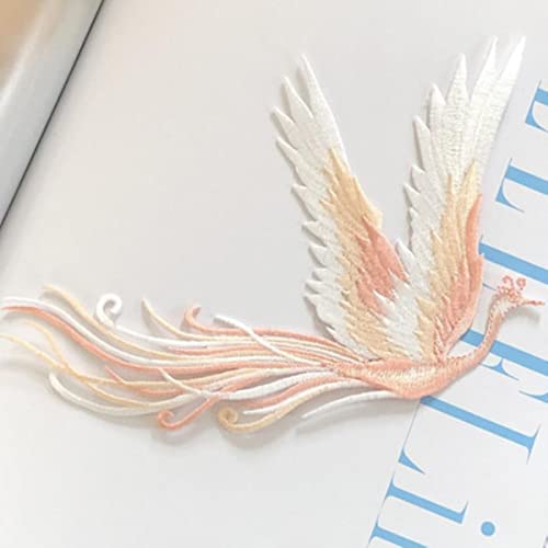 Ancient Phoenix Stickerei Stoff Aufkleber Paar Spitze Patch Kleidung Kleid Dekoration Rückseite Kleber Handbuch DIY-Beige Links Ancient Phoenix Stickerei Stoff Aufkleber Paar Spitze Patch Kleidung Kleid Dekoration Rückseite Kleber Handbuch DIY-Beige Links von GKANDI