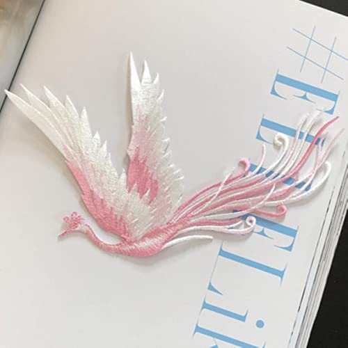 Ancient Phoenix Stickerei Stoff Aufkleber Paar Spitze Patch Kleidung Kleid Dekoration Rückseite Kleber Handbuch DIY-Rosa rechts Ancient Phoenix Stickerei Stoff Aufkleber Paar Spitze Patch Kleidung Kleid Dekoration Rückseite Kleber Handbuch DIY-Rosa rechts von GKANDI