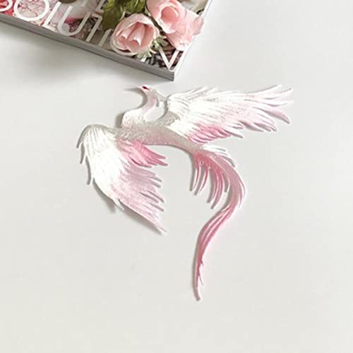 Ancient Phoenix Stickerei Tuch Aufkleber Paar Spitze Patch Kleidung Kleid Dekoration Rückseite Kleber Handbuch DIY-Neues Rosa Rechts Ancient Phoenix Stickerei Tuch Aufkleber Paar Spitze Patch Kleidung Kleid Dekoration Rückseite Kleber Handbuch DIY-Neues Rosa Rechts von GKANDI