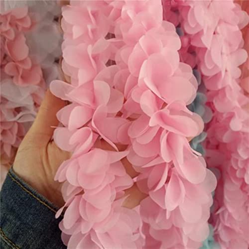 Meter/Los Exquisite Chiffon Blütenblätter Spitzenbesatz Kleidung Haarschmuck Spitze Stoff DIY Schuhe Material Breite 5,5 cm-Pfirsichrosa Meter/Los Exquisite Chiffon Blütenblätter Spitzenbesatz Kleidung Haarschmuck Spitze Stoff DIY Schuhe Material Breite 5,5 cm-Pfirsichrosa von GKANDI