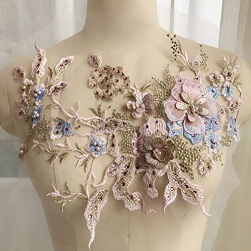 Stickerei Applikation DIY Handgemachte Braut Perlen Blumen Zubehör Für Kleidung Strass Hochzeitskleid Spitze Stoff 3D Perle-Marca Dragon 2 Stickerei Applikation DIY Handgemachte Braut Perlen Blumen Zubehör Für Kleidung Strass Hochzeitskleid Spitze Stoff 3D Perle-Marca Dragon 2 von GKANDI