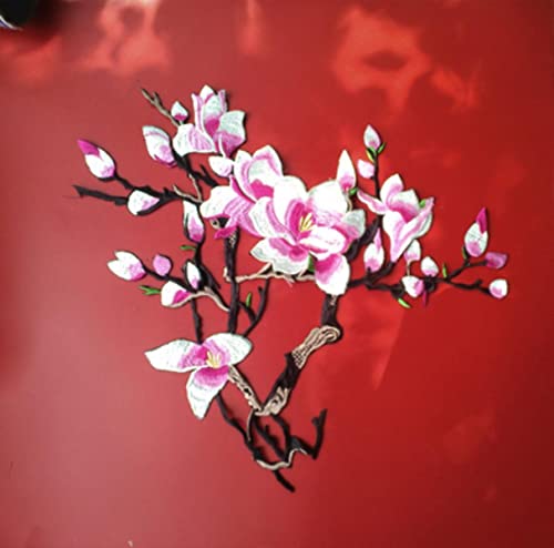 Stickerei Magnolia Blume beige rosa Spitze Stoff DIY Dekoration Nähen Applikation Patch Aufkleber Kleidung Accessoires-2 Rosa klein Stickerei Magnolia Blume beige rosa Spitze Stoff DIY Dekoration Nähen Applikation Patch Aufkleber Kleidung Accessoires-2 Rosa klein von GKANDI