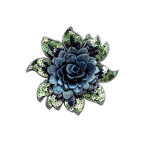 Stücke 3d Blume Pailletten Patches Kristall Stickerei Afrikanische Spitze Applique Nähen Auf Kleidung Hochzeit Tanzkleid Decor Patch Diy-klein grün Stücke 3d Blume Pailletten Patches Kristall Stickerei Afrikanische Spitze Applique Nähen Auf Kleidung Hochzeit Tanzkleid Decor Patch Diy-klein grün von GKANDI
