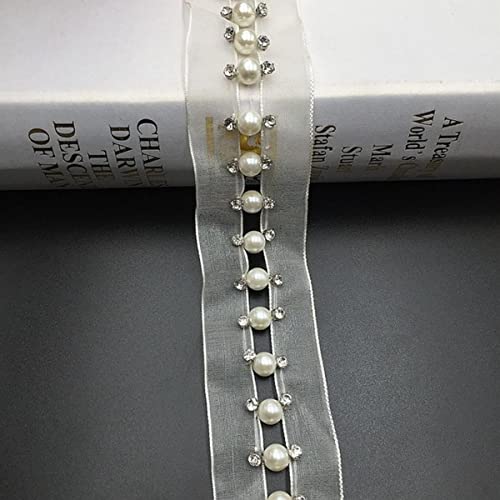 Yards/Lot Perle Seed Bead Perlenborte Spitzenband Stoff Kleidung Dekoration Hochzeitskleid Kragen Ärmel Spitze Applikation Crafts-Off White 1,M Yards/Lot Perle Seed Bead Perlenborte Spitzenband Stoff Kleidung Dekoration Hochzeitskleid Kragen Ärmel Spitze Applikation Crafts-Off White 1,M von GKANDI