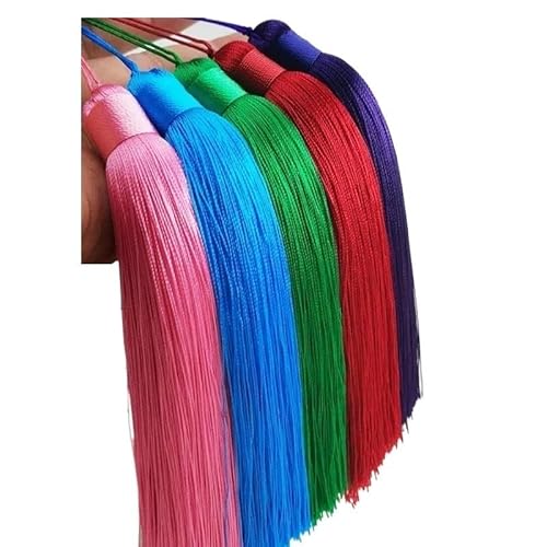 mit einem Schnur, 12 cm Polyesterquaste, 2er-Pack, mehrfarbig, for Heimwerkerarbeiten(Lake Blue 12cm) von GKIRQVPE