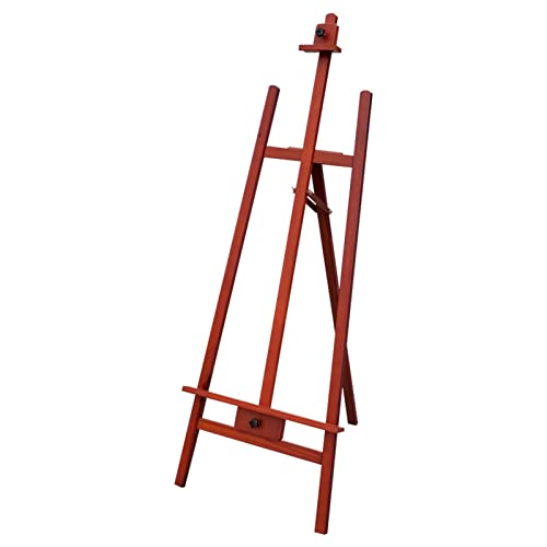 165 cm Atelierstaffelei, stabile Holzstaffelei, verstellbare und klappbare Staffeleien, tragbarer Gemäldehalter zur Präsentation von Hochzeitsschildern, Poster 165 cm Atelierstaffelei, stabile Holzstaffelei, verstellbare und klappbare Staffeleien, tragbarer Gemäldehalter zur Präsentation von Hochzeitsschildern, Poster von GKJHTED