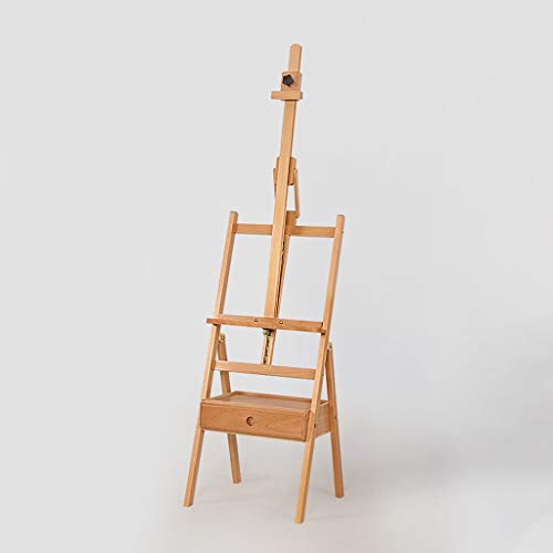 Display-Staffelei, Zeichenbrett, Malständer aus Holz mit Aufbewahrungsschublade, kann nach vorne geneigt werden, höhenverstellbar, Studio-Staffelei, Leinwand-D Display-Staffelei, Zeichenbrett, Malständer aus Holz mit Aufbewahrungsschublade, kann nach vorne geneigt werden, höhenverstellbar, Studio-Staffelei, Leinwand-D von GKJHTED