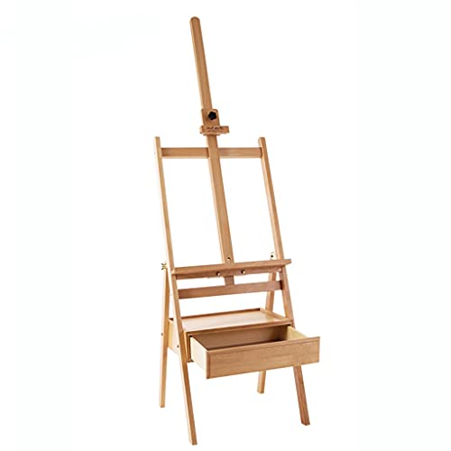 Display-Staffelei, Zeichenbrett, verstellbare Buchenstaffelei für den Künstler, Mal- und Skizzenstaffelei, Zeichentisch, Box mit Ölfarben, Staffeleitisch, Küns Display-Staffelei, Zeichenbrett, verstellbare Buchenstaffelei für den Künstler, Mal- und Skizzenstaffelei, Zeichentisch, Box mit Ölfarben, Staffeleitisch, Küns von GKJHTED