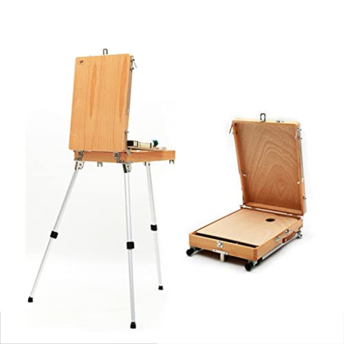 Holzständer Malstaffelei Skizzenbuch für den Künstlerstaffeleitisch zum Zeichnen Aluminiumlegierung Künstlerbox Künstlerbedarf Staffelei, 3001 Holzständer Malstaffelei Skizzenbuch für den Künstlerstaffeleitisch zum Zeichnen Aluminiumlegierung Künstlerbox Künstlerbedarf Staffelei, 3001 von GKJHTED