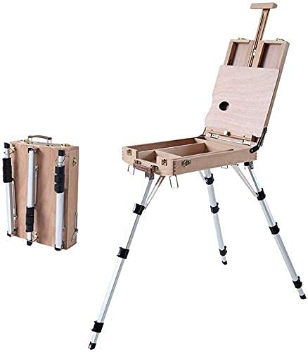 Künstler-Staffelei, Ständer, Stativ, Display-Staffelei, Malständer, Malstaffelei, tragbare Bildbox, Studio, multifunktionale Tischstaffelei, Aluminiumlegierung Künstler-Staffelei, Ständer, Stativ, Display-Staffelei, Malständer, Malstaffelei, tragbare Bildbox, Studio, multifunktionale Tischstaffelei, Aluminiumlegierung von GKJHTED