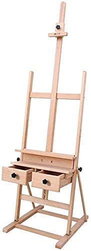 Künstler-Staffeleiständer, Stativ-Display-Staffelei, Poster-Display-Staffeleien, Malstaffelei, Holz-Malständer mit zwei Aufbewahrungsschubladen, höhenverstellb Künstler-Staffeleiständer, Stativ-Display-Staffelei, Poster-Display-Staffeleien, Malstaffelei, Holz-Malständer mit zwei Aufbewahrungsschubladen, höhenverstellb von GKJHTED