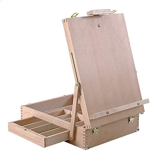 Künstler-Staffeleiständer, Stativ-Display-Staffelei, Staffeleien, Malständer, Malstaffelei, tragbare Schubladenaufbewahrung, Desktop-Staffelei, Poster-Leinwand Künstler-Staffeleiständer, Stativ-Display-Staffelei, Staffeleien, Malständer, Malstaffelei, tragbare Schubladenaufbewahrung, Desktop-Staffelei, Poster-Leinwand von GKJHTED