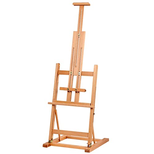 Kunststaffelei, tragbare, faltbare Staffelei, H-Rahmen-Staffelei für Anfänger und Künstler, Malstaffelei aus Holz für Ölskizzen, Pastellmalerei Kunststaffelei, tragbare, faltbare Staffelei, H-Rahmen-Staffelei für Anfänger und Künstler, Malstaffelei aus Holz für Ölskizzen, Pastellmalerei von GKJHTED
