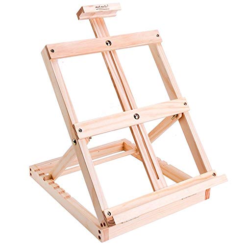 Malstaffelei aus Holz, klappbar, für Ölgemälde, Tischstaffelei, Skizzenzeichnung, Skizzenrahmen, 30,5–35 cm, Malstaffelei, 3469 Malstaffelei aus Holz, klappbar, für Ölgemälde, Tischstaffelei, Skizzenzeichnung, Skizzenrahmen, 30,5–35 cm, Malstaffelei, 3469 von GKJHTED