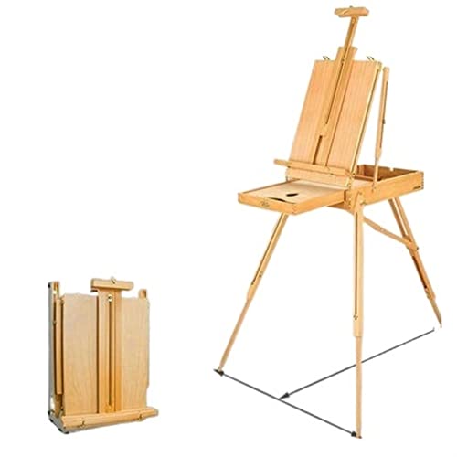 Staffelei, Premium-Staffelei aus Buchenholz zum Malen, für Männer/Frauen, Kunststaffelei, Ständer, tragbar, für den Außenbereich, Zeichenständer, Künstlerbedar Staffelei, Premium-Staffelei aus Buchenholz zum Malen, für Männer/Frauen, Kunststaffelei, Ständer, tragbar, für den Außenbereich, Zeichenständer, Künstlerbedar von GKJHTED
