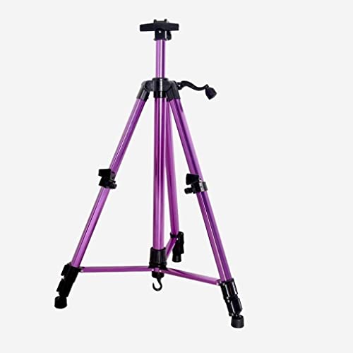 Staffelei Farbstaffelei, klappbare Aluminiumstaffelei 51-153 cm, verstellbare Staffelei, Feld-Reise-Skizzenstaffelei von GKJHTED