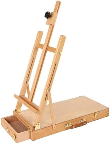 Staffelei Künstlerstaffelei Tischstaffelei Buchenholz Schubladenstaffelei, Leinwand bis zu 53CM Staffelei Künstlerstaffelei Tischstaffelei Buchenholz Schubladenstaffelei, Leinwand bis zu 53CM von GKJHTED