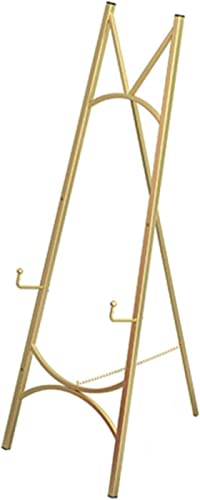 Staffelei-Staffeleien, Ausstellungsstaffelei für Hochzeitsschilder und Poster/Goldene Klappstaffelei, tragbare Kunststaffelei zum Malen oder Skizzieren, höhenve Staffelei-Staffeleien, Ausstellungsstaffelei für Hochzeitsschilder und Poster/Goldene Klappstaffelei, tragbare Kunststaffelei zum Malen oder Skizzieren, höhenve von GKJHTED