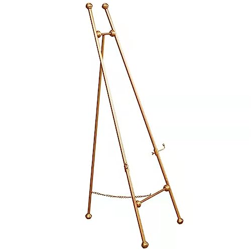 Staffeleiständer, zusammenklappbare Kunststaffelei, A-Rahmen, Metallstaffelei, tragbares Staffelei-Stativ zum Ausstellen, Malen, Skizzieren, 120/150 cm hoch, Go Staffeleiständer, zusammenklappbare Kunststaffelei, A-Rahmen, Metallstaffelei, tragbares Staffelei-Stativ zum Ausstellen, Malen, Skizzieren, 120/150 cm hoch, Go von GKJHTED