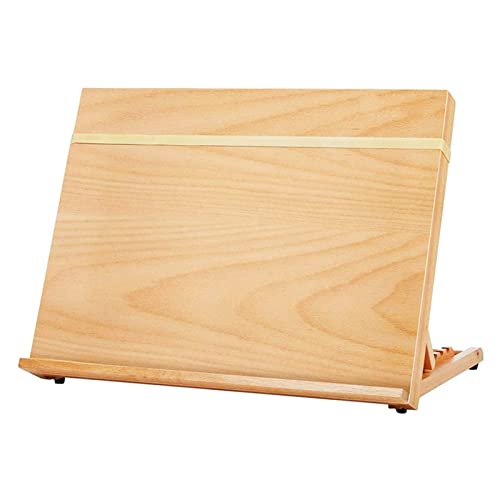 Tischstaffelei, A3/A4, Zeichentisch aus Holz, tragbares Skizzen-Bücherregal, Holzständer, Desktop-Aquarell-/Ölstaffelei zum Malen von Künstlerbedarf Tischstaffelei, A3/A4, Zeichentisch aus Holz, tragbares Skizzen-Bücherregal, Holzständer, Desktop-Aquarell-/Ölstaffelei zum Malen von Künstlerbedarf von GKJHTED