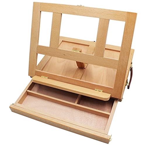 Tischstaffelei, Holzstaffeleien, Tisch-Bücherständer, Kochbuchständer, Lehrbuch-Tablet-Ablage – Buchenholz, verstellbare Neigung, 3944 Tischstaffelei, Holzstaffeleien, Tisch-Bücherständer, Kochbuchständer, Lehrbuch-Tablet-Ablage – Buchenholz, verstellbare Neigung, 3944 von GKJHTED