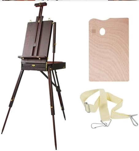 Zeichenbrett-Staffelei, Malgewicht 7 kg, Staffelei kann innerhalb eines 86 cm großen Rahmens platziert werden, verstellbare Holzstaffelei, Größe 82 x 16 x 140 Zeichenbrett-Staffelei, Malgewicht 7 kg, Staffelei kann innerhalb eines 86 cm großen Rahmens platziert werden, verstellbare Holzstaffelei, Größe 82 x 16 x 140 von GKJHTED