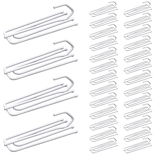 GKONGU 30 Stück Edelstahl Gardinenhaken,Metall Duschvorhanghaken,Gardinengleiter,Gardinenhaken Vorhang Clips Haken Ideal für alle Zuhause Vorhänge,Weiß GKONGU 30 Stück Edelstahl Gardinenhaken,Metall Duschvorhanghaken,Gardinengleiter,Gardinenhaken Vorhang Clips Haken Ideal für alle Zuhause Vorhänge,Weiß von GKONGU
