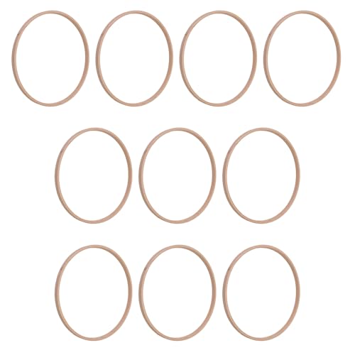10pcs Holz Blumenkranz Runde Handwerksreiber Für Traumfänger Hängen Ornamente Hochzeitskranz Dekoration von GKYQVE