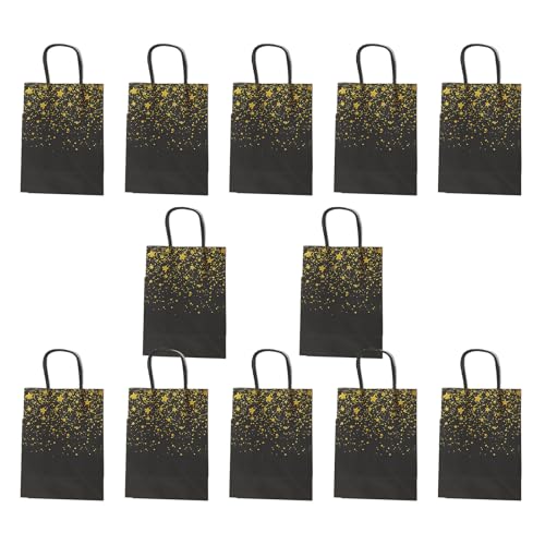 12 Stücke Hotfoil Gold Bronzing Krafts Papiertüten Food Verpackungstasche Mit Griffigem Geburtstagszeitverpackung Taschen 12 Stücke Hotfoil Gold Bronzing Krafts Papiertüten Food Verpackungstasche Mit Griffigem Geburtstagszeitverpackung Taschen von GKYQVE
