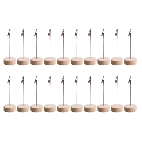20 Stück Kartenhalter Mit Clips Fotoständer Name Kartenfoto Zum Präsentieren Von Visitenkarten Grußkarten 20 Stück Kartenhalter Mit Clips Fotoständer Name Kartenfoto Zum Präsentieren Von Visitenkarten Grußkarten von GKYQVE