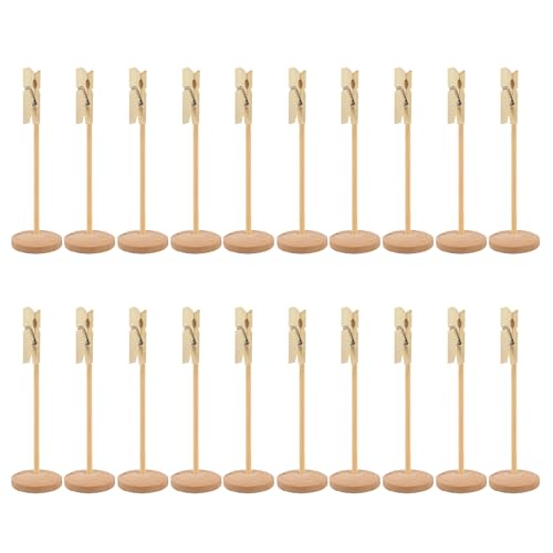 20 Stück Kartenhalter Mit Clips Fotoständer Name Kartenfoto Zum Präsentieren Von Visitenkarten Grußkarten 20 Stück Kartenhalter Mit Clips Fotoständer Name Kartenfoto Zum Präsentieren Von Visitenkarten Grußkarten von GKYQVE