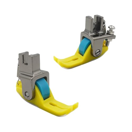 2pcs Flat Car Roller Foot Sewing Presser Foot Machine Accessoires Für Hemden Vorhänge Bettwäsche Stoff Maschine Zubehör 2pcs Flat Car Roller Foot Sewing Presser Foot Machine Accessoires Für Hemden Vorhänge Bettwäsche Stoff Maschine Zubehör von GKYQVE