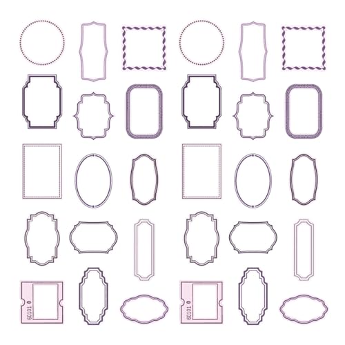 30 PCs Vintage Bilderrahmen Scrapbook Frames Scrapbooking Supplies Dekorative Rahmen Für Kunsthandwerk Journaling Notebook 30 PCs Vintage Bilderrahmen Scrapbook Frames Scrapbooking Supplies Dekorative Rahmen Für Kunsthandwerk Journaling Notebook von GKYQVE