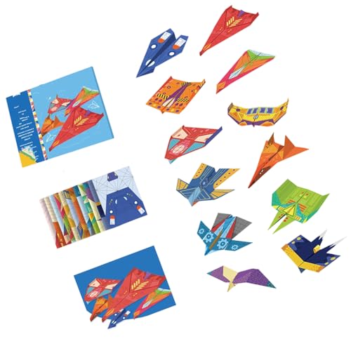 Bildungspapierkunst Set Für Kinder Wiederverwendbare Faltblätter Anfängerfreundlicher Handwerk Tutorial Umfasste Papierhandwerks Set von GKYQVE