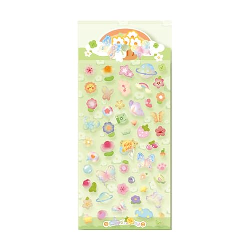 Cartoon Aufkleber Scrapbooking Sea Animal Butterfly Dessert Für Planer Journals Tablet Skateboard Selbstkleber Aufkleber von GKYQVE