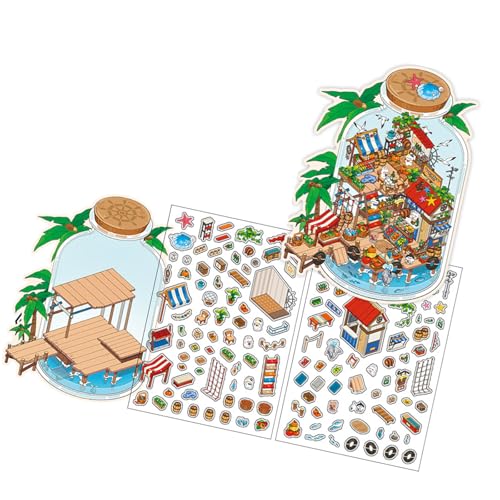 Cartoon Landscape Sticker Dekorative Sammelalbum 2.5d Szene Für Basteldekoration Dekorationswellkapsel Cartoon Landschaftsszene Cartoon Landscape Sticker Dekorative Sammelalbum 2.5d Szene Für Basteldekoration Dekorationswellkapsel Cartoon Landschaftsszene von GKYQVE