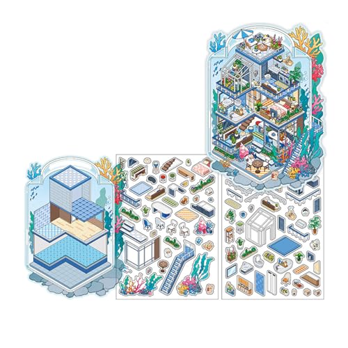 Cartoon Landscape Sticker Dekorative Sammelalbum 2.5d Szene Für Basteldekoration Dekorationswellkapsel Cartoon Landschaftsszene Cartoon Landscape Sticker Dekorative Sammelalbum 2.5d Szene Für Basteldekoration Dekorationswellkapsel Cartoon Landschaftsszene von GKYQVE