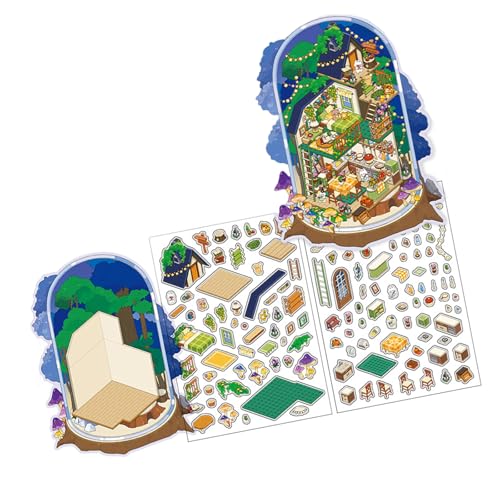 Cartoon Landscape Sticker Dekorative Sammelalbum 2.5d Szene Für Basteldekoration Dekorationswellkapsel Cartoon Landschaftsszene Cartoon Landscape Sticker Dekorative Sammelalbum 2.5d Szene Für Basteldekoration Dekorationswellkapsel Cartoon Landschaftsszene von GKYQVE