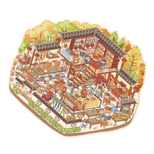 Chinesische Stile Landschaft Aufkleber Ästhetische Katzen Hütten Szene Scrapbooking Supplies Für Erwachsene Kinder Dekorative Chinesische Stil Landschaft Kinderszene Chinesische Stile Landschaft Aufkleber Ästhetische Katzen Hütten Szene Scrapbooking Supplies Für Erwachsene Kinder Dekorative Chinesische Stil Landschaft Kinderszene von GKYQVE