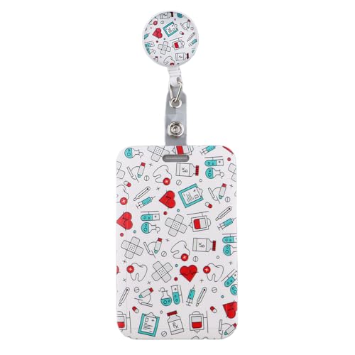 Einziehbarer Abzeichenhalter 360 Grad Rotatable Ladge Reel Card Inhaber Für Krankenschwester Doctor Office Worker Student Lehrer Einsenkbar Einziehbarer Abzeichenhalter 360 Grad Rotatable Ladge Reel Card Inhaber Für Krankenschwester Doctor Office Worker Student Lehrer Einsenkbar von GKYQVE