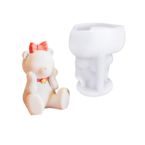 Flexible Silikonform Home Dekoration Für Schöne Bären Gips Und Harzfiguren Für Alle Altersgruppen Verwenden Bärenkerzenform Flexible Silikonform Home Dekoration Für Schöne Bären Gips Und Harzfiguren Für Alle Altersgruppen Verwenden Bärenkerzenform von GKYQVE