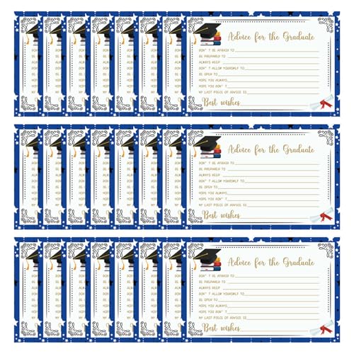 GKYQVE 24pcs Abschlussberatungskarten 6x4inch Wishes Karten Abschlusswünsche Beratungskarten Für Absolventen Der Schulpartyzubehör GKYQVE 24pcs Abschlussberatungskarten 6x4inch Wishes Karten Abschlusswünsche Beratungskarten Für Absolventen Der Schulpartyzubehör von GKYQVE