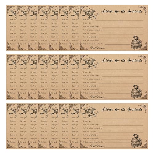 GKYQVE 24pcs Abschlussberatungskarten 6x4inch Wishes Karten Abschlusswünsche Beratungskarten Für Absolventen Der Schulpartyzubehör GKYQVE 24pcs Abschlussberatungskarten 6x4inch Wishes Karten Abschlusswünsche Beratungskarten Für Absolventen Der Schulpartyzubehör von GKYQVE